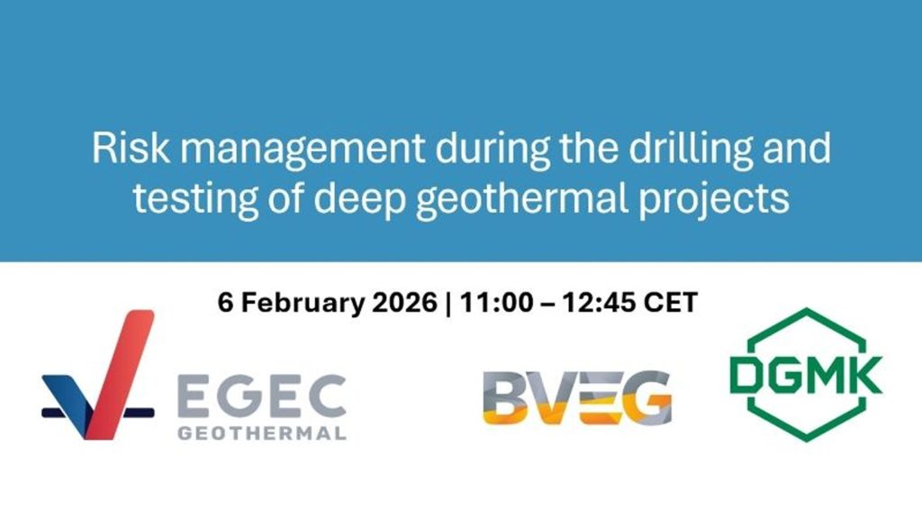 Webinar – Risk management during geothermal drilling and testing, 6 February 2026