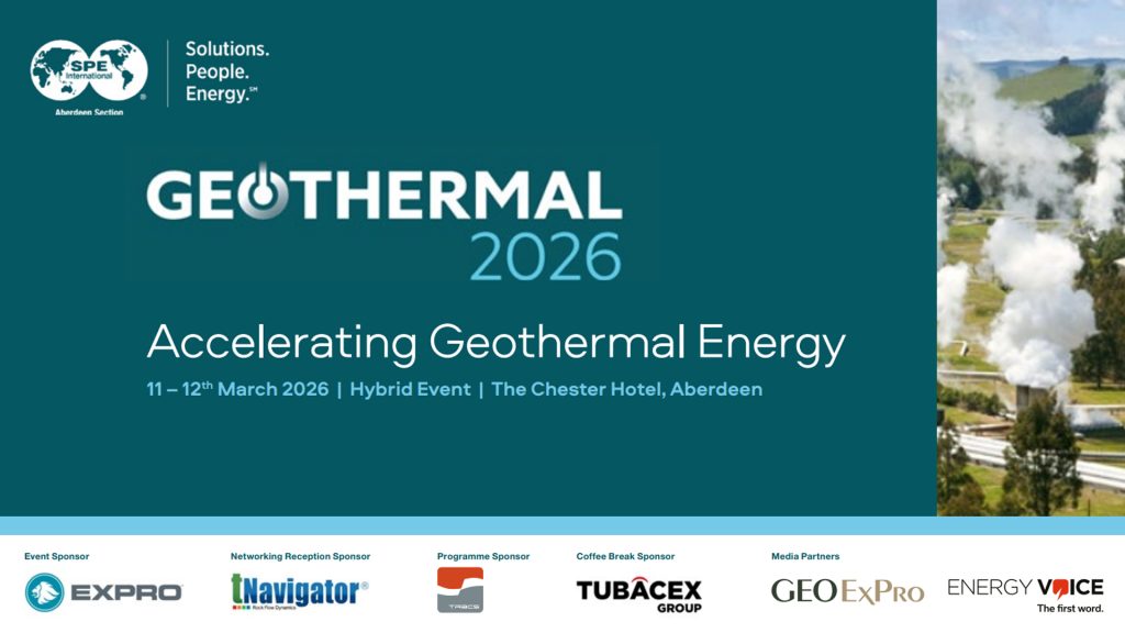 Registration open – Geothermal 2026: Accelerating Geothermal Energy, 11-12 March 2026