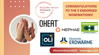 Finalists announced for 2026 European Geothermal Innovation Award