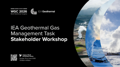 Registration open – Workshop on geothermal gas management; 7 June 2026; Calgary, Canada