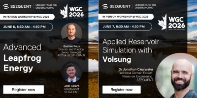 Registration open – Geothermal modeling workshops by Seequent at WGC2026