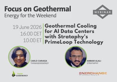 Webinar – Geothermal cooling for data centers with PrimeLoop technology, 19 June 2026