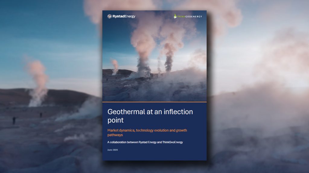 ThinkGeoEnergy and Rystad Energy publish collaborative geothermal market report