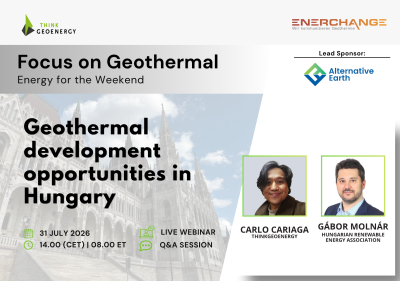 Webinar – Geothermal development opportunities in Hungary, 31 July 2026