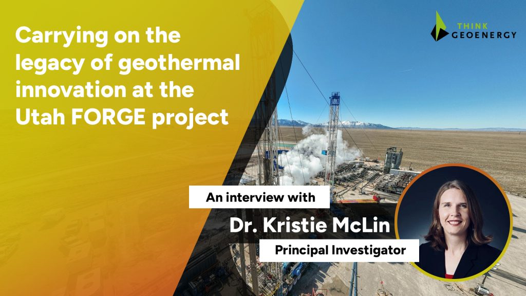 Carrying on the legacy of geothermal innovation at the Utah FORGE project